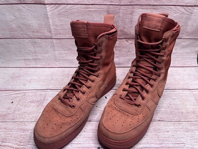 Nike Mens SF Air Force 1 Sneaker/Boot Dusty Peach Sz. 12