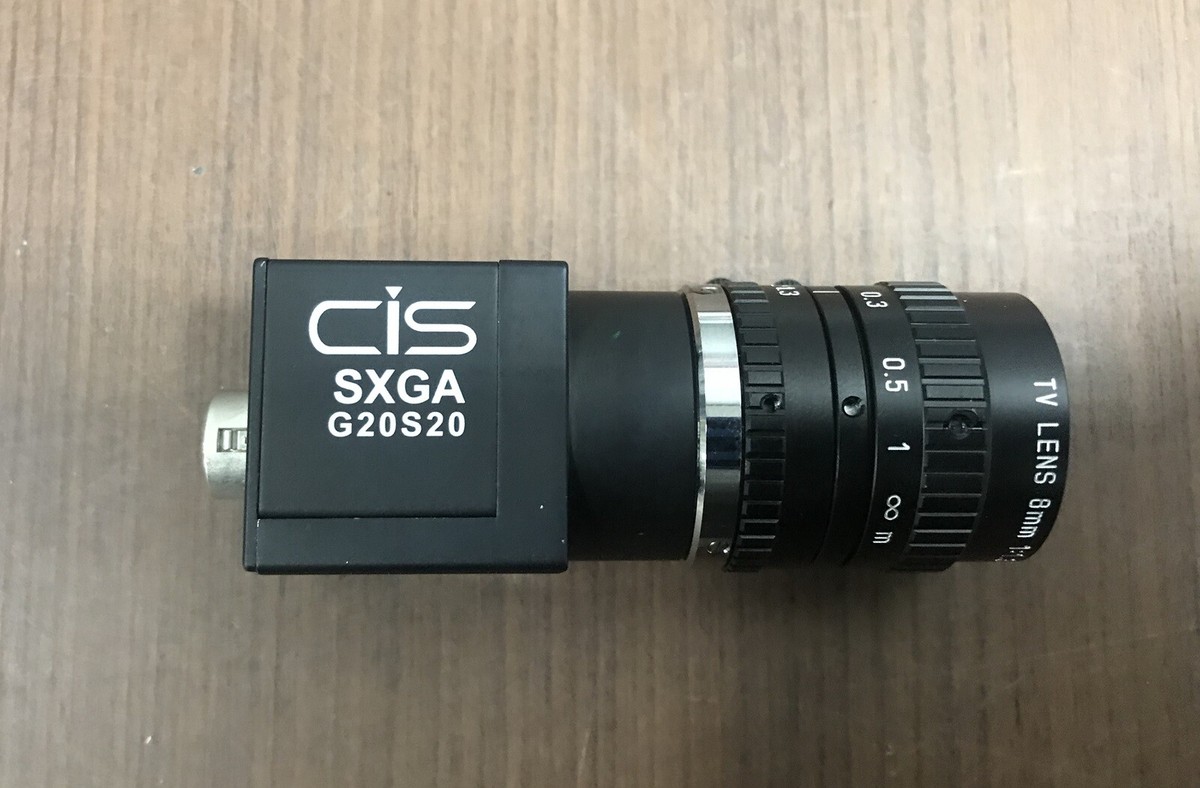 CIS SXGA VCC-G20S20 CCD CAMERA / 8mm 1:1.3 LENS | eBay CIS SXGA VCC-G20S20 CCD CAMERA / 8mm 1:1.3 LENS | eBay