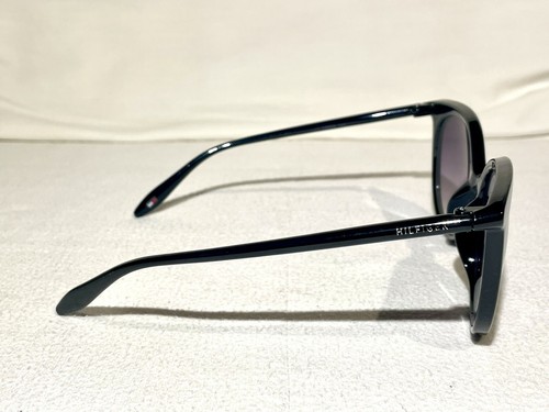 Tommy Hilfiger Sunglasses Women Oversized Cat Eye, Black/Gray Gradient 53-22-140 - Picture 6 of 12