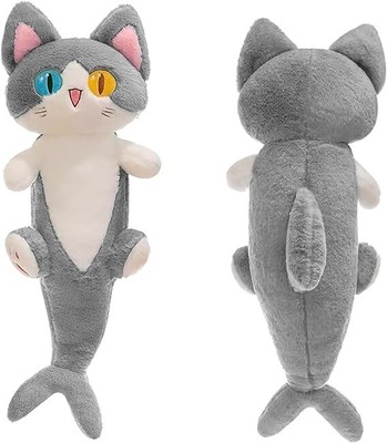 Schöne Plüschpuppe Hai Katze niedlich Cartoon weiches Stofftier Hai Kätzchen Kissen Spielzeug