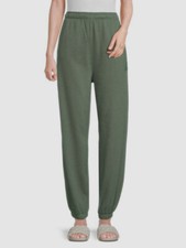 Tommy Hilfiger Sport Women's Green Solid Joggers Pants Size S