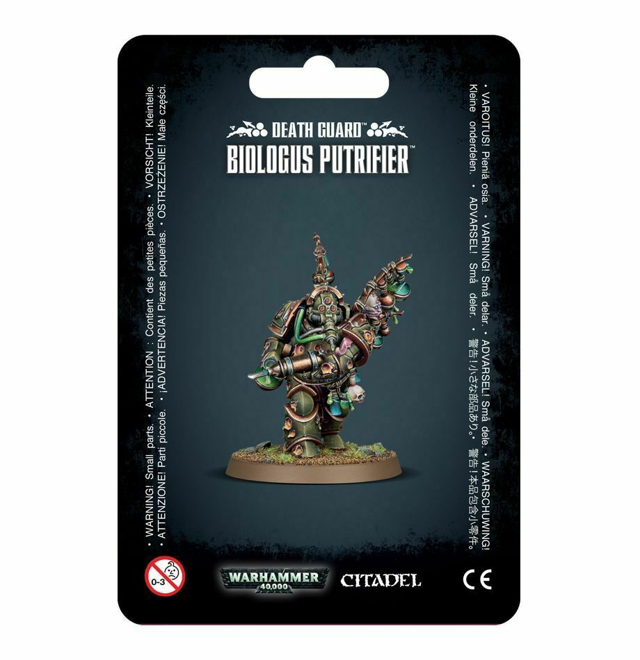Biologus Putrifier Death Guard Chaos Space Marines Warhammer 40K NIB Blister 5790₽