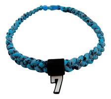 PICK YOUR NUMBER - Digital Camo Digi Titanium Tornado Necklace Baseball Softball