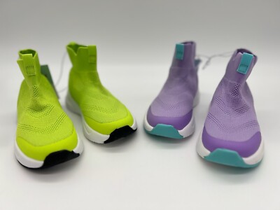 NEW: Toddler Ari Sneakers Lime / Green and Purple Combo Deal- Cat & Jack