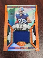 2019 Certified New Generation Jerseys  Orange Darius Slayton Giants #'d 136/299