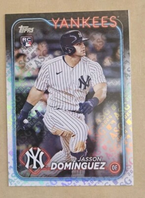 Jasson Dominguez 2024 Topps All Star Game Foil Stamped Rookie Card SP