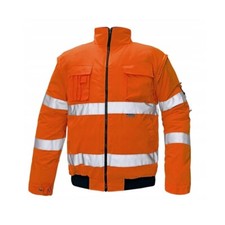 Warnschutzjacke Arbeitsjacke Warnjacke Regenjacke 2in1 Winterjacke Warnweste 