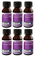 De La Cruz 1% Gent Violet Skin Antiseptic (Violeta Genciana) 1 OZ 10/27  6 PACK