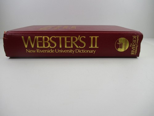 Webster's New Riverside University Dictionary by Noah Webster (1984, Hardcover) - Picture 3 of 13