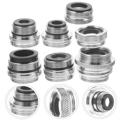  7pcs männlicher weiblicher Gartenschlauchadapterschlauch zum Wasserhahnadapter