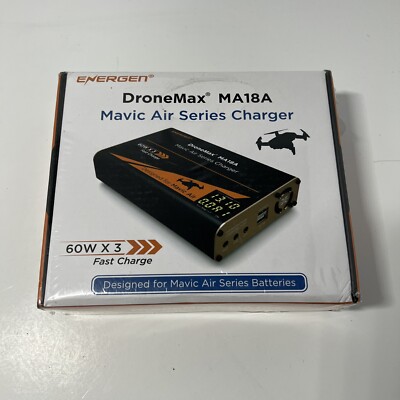 Energen Dronemax MA18A Mavic Air Series Charger 60W x Fast Charge NEW 
