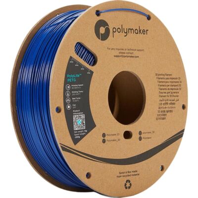 PETG Filament 1,75mm 1kg Polymaker PolyLite 3D Druck Blue