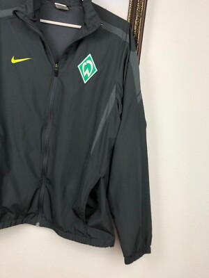Werder Bremen Nike Football Jacket Soccer Track Top Mens Zip Rare