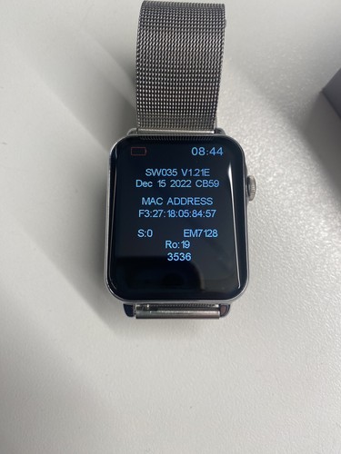 SMARTY 2.0 SMARTWATCH SW035 DONNA UNISEX ACCIAIO ARGENTO 2023 SW035C01 PERFETTO - Picture 3 of 13