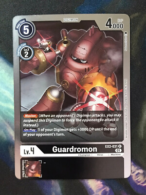 Guardromon EX2-031 R Digimon CCG | Digital Hazard Near Mint English