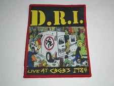 DIRTY ROTTEN IMBECILES D.R.I. WOVEN PATCH
