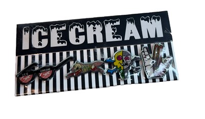 Ice Cream Billionaire Boys Club Pins Pharrell Williams BAPE Enamel Super  Rare #2