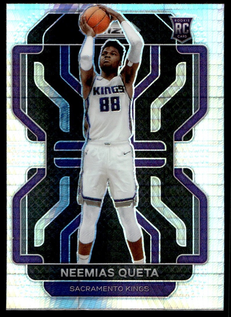 2021-22 Panini Prizm Hyper Neemias Queta G23 Sacramento Kings #316