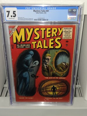 Mystery Tales #4 CGC Universal Grade Atlas Comic Book Horror Headless Body
