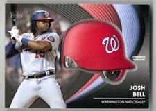 2022 Topps Commemorative Batting Helmet Relics Black Josh Bell #d 137/299