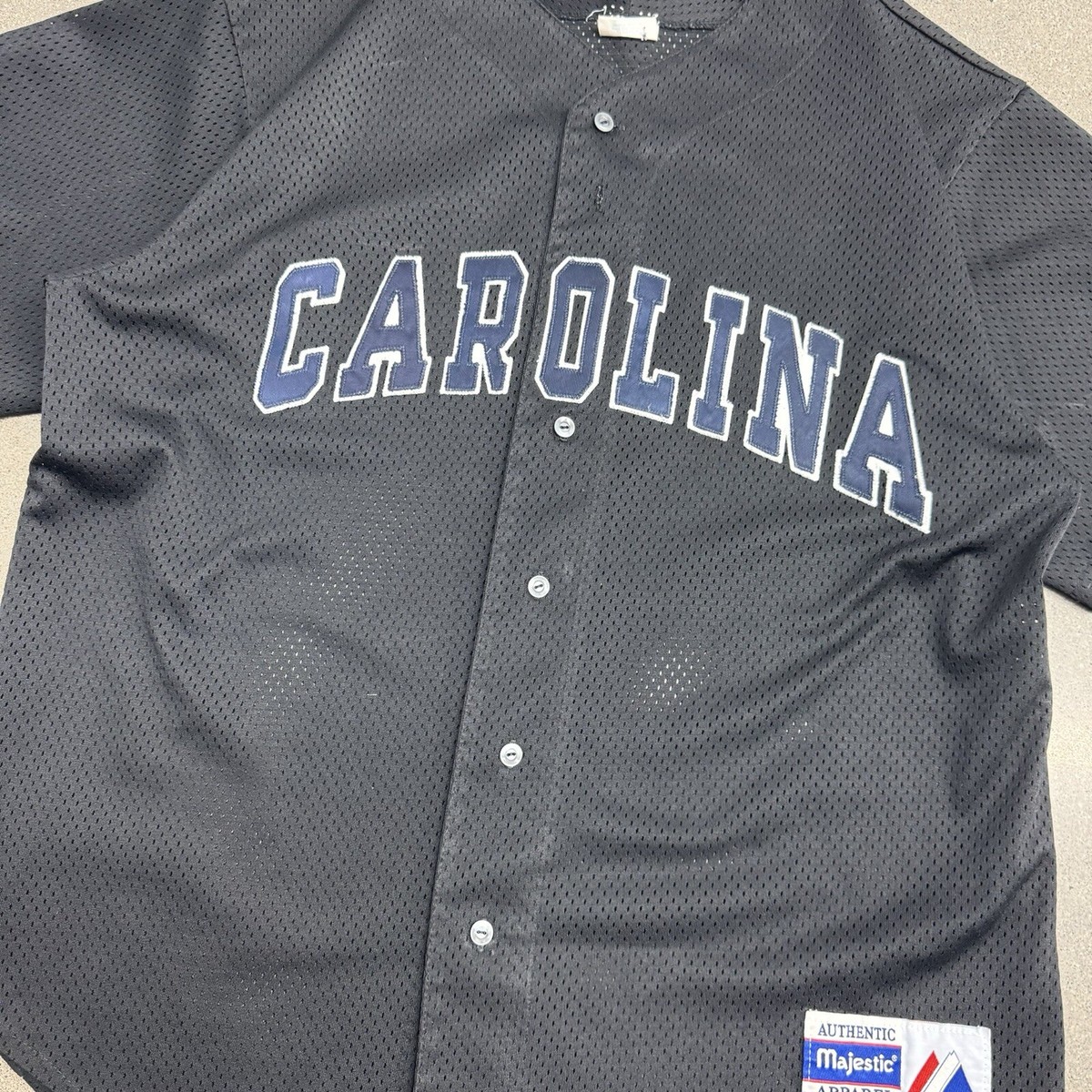 Vintage Majestic Carolina UNC Tar Heels Mesh 80s 90s Baseball