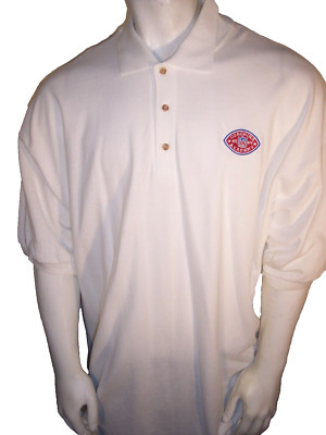 NEW NFL NFF Coaching Academy XL (3XL in USA) White Cotton Polo/Golf Shirt