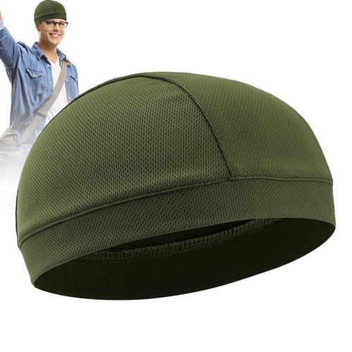 Helmet Liner Skull Cap Beanie Sweat Wicking Cycling Sport Quick-dry Hat Wrap Lot - Picture 23 of 32