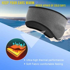 Ear Warmer Headband - Winter Fleece Ear Cover for Men Women - Warm Cozy Ear Muff
