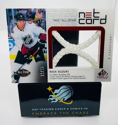 2022-23 SP Game Used All-Star Net Cord Relics Nick Suzuki /35 #ASN-NS Montreal