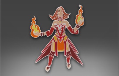Dota 2 Lina Pin Lapel Enamel The International Valve Steam Figpin