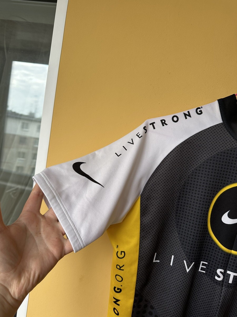 ウェア NIKE CYCLE JERSEY Vintage Nike Livestrong Cycling Jersey Adult M Bike Shirt