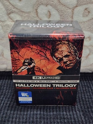 Halloween Trilogy   Steelbook Set | 4K +Blu-ray | Limited Edition   NIB Sealed