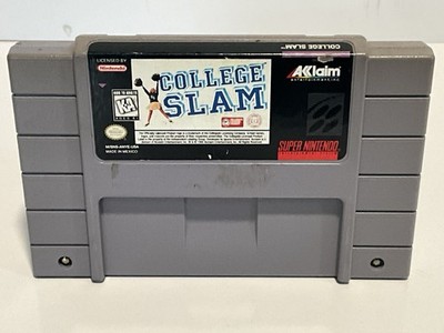 Super Nintendo Entertainment System College Slam SNES Cartridge Tested Working