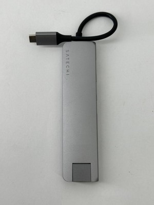 Satechi 8 in 1 USB C Hub Multiport Adapter V2, 4K HDMI, 115W USB C PD Charging