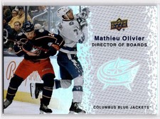 2023-24 Upper Deck Director of Boards Mathieu Olivier Columbus Blue Jackets