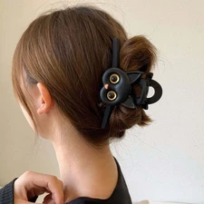 Sttiafay Large Hair Claw Clip for Women Girls - Cute Cat Pattern Barrettes, F...