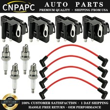 4 Pack Ignition Coils Spark Plug Wires For Johnson Evinrude 85-140hp 582508 4 Pack Ignition Coils Spark Plug Wires For Johnson Evinrude 85-140hp 582508