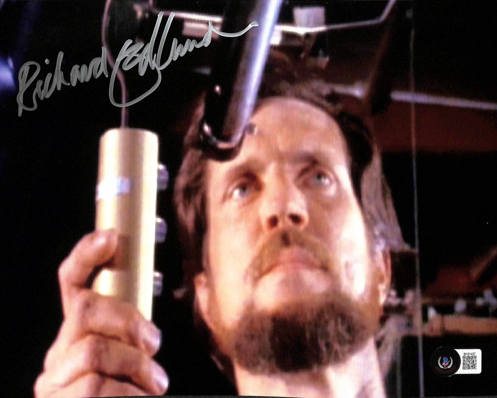 Richard Edlund Signed Star Wars Millennium Falcon 8x10 Photo BECKETT 