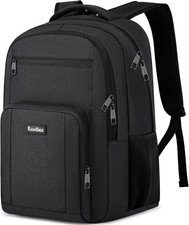 Black Backpack for Men, School Backpack for Teens Boys, High School Bookbag Co
