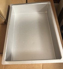 PME OBL09133 Aluminum Oblong Cake Pan 9X13X3-INCH Deep Silver