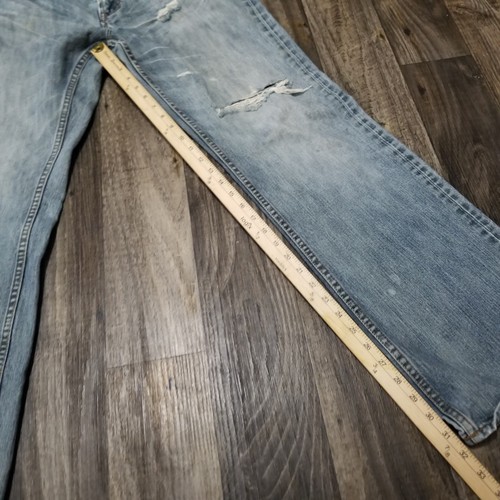 Vintage Gap Y2K Jeans Loose Boot Fit Herren Größe 34x34 Distressed Denim Baggy - Bild 5 von 18