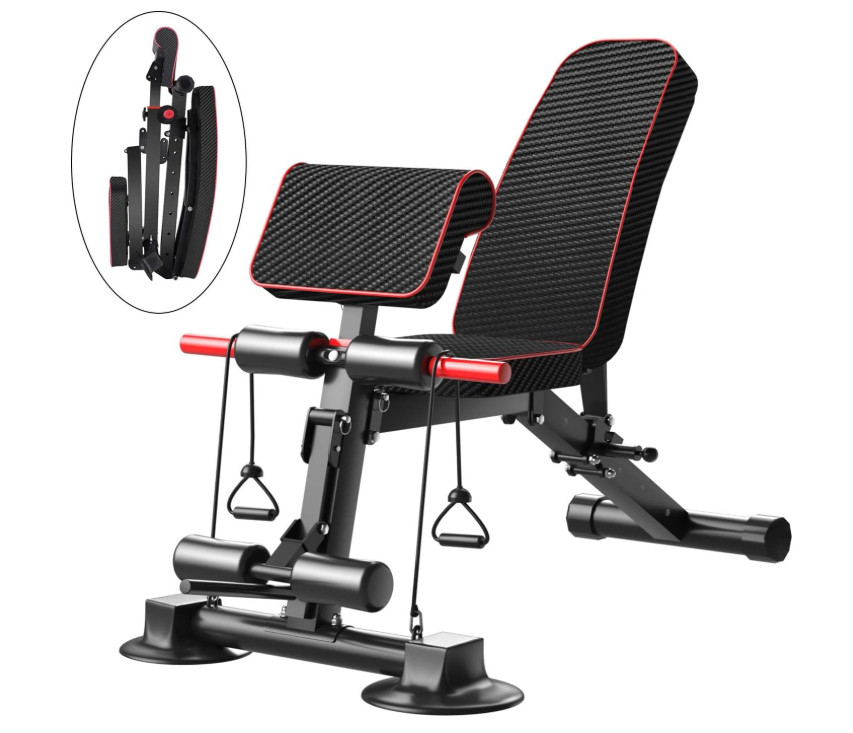 Home Gym Equipment Exercise Machine Leg Curl Extension Bench Arm Preacher Bicep