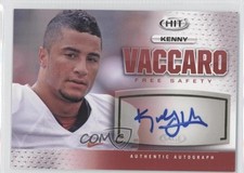 2013 SAGE Hit Auto Kenny Vaccaro #A140 Auto 0v1