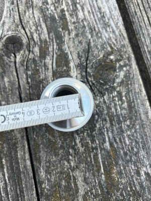 Tri Clamp 50,5mm mit 1/2 Zoll Innengewinde