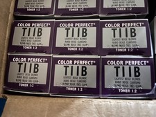Lot of 6 2oz Wella Color Perfect Toner TIIB 1:2 Lightest Beige Blonde Haircolor