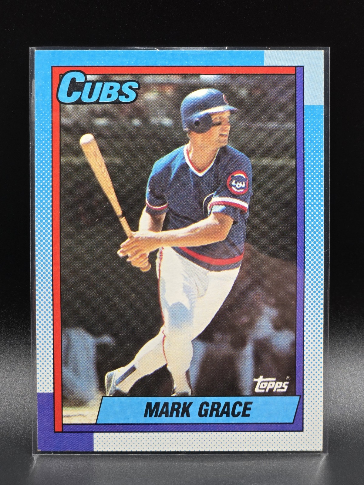 Mark Grace Cubs VINTAGE 1990 Topps -  #240 Collector's Edition (Tiffany)