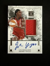 2025 Panini WNBA Impeccable Elegance Jackie Young Patch Auto /99 Aces