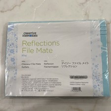 Creative Memories Reflections File Mate Mini Accordion 7.5" x 5.5" Organizer New