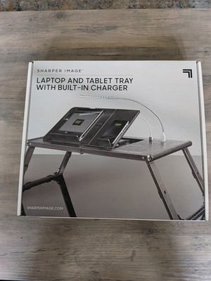 Sharper Image Multi-Purpose Laptop Table With Charger / Study Table/Bed Table