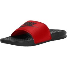 NWT Nike Men Benassi Just Do It Athletic Sandal,red Orbit/Black-Anthracite-Sz 11